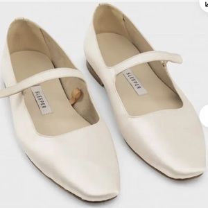 Sleeper Aristocrat Silk Ballet Flats Size 36
